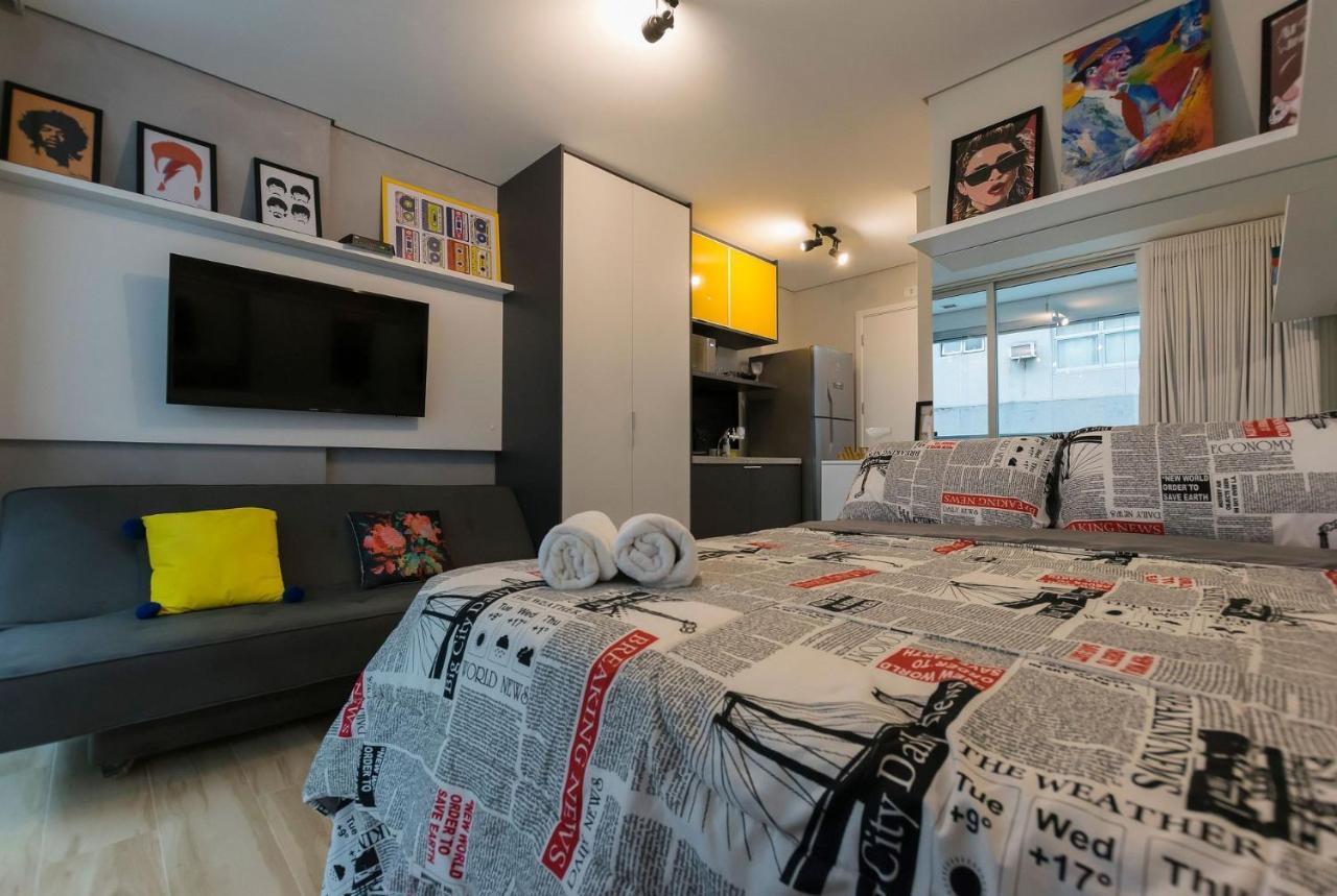 Lindo Studio Com Estacionamento E Internet ! Apartman São Paulo Kültér fotó